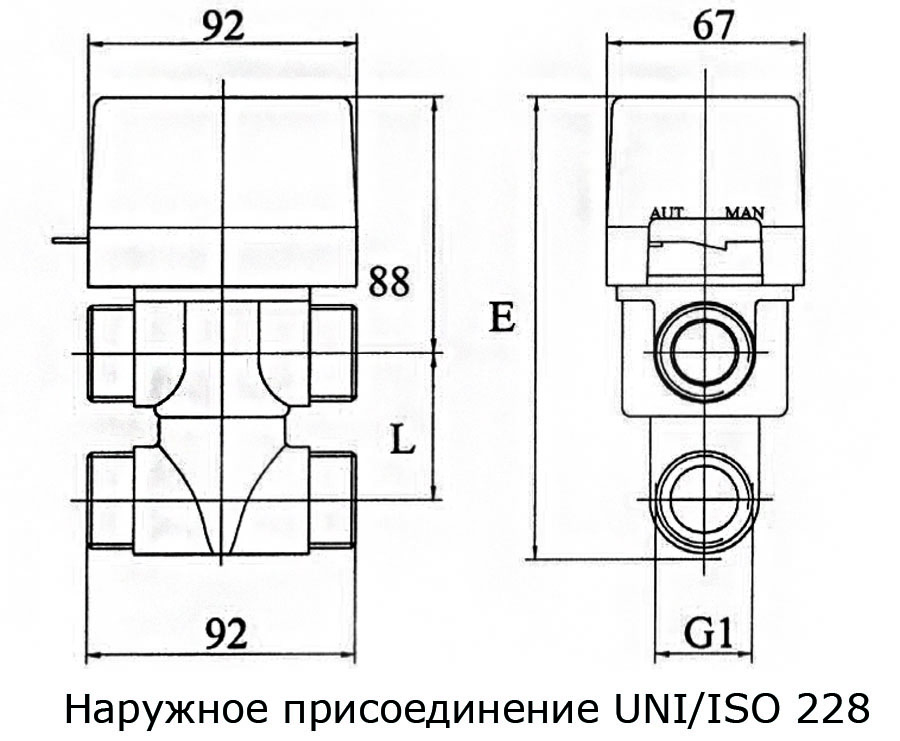 Габаритные размеры